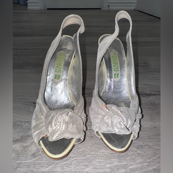 Guillaume Hinfray Silver slingback - Picture 3 of 10